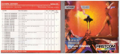 FIRSTCOM ''OLYMPIC ODYSSEY'' CD 1999 Kat. FC-A81 Master Series Art Phillips NEU