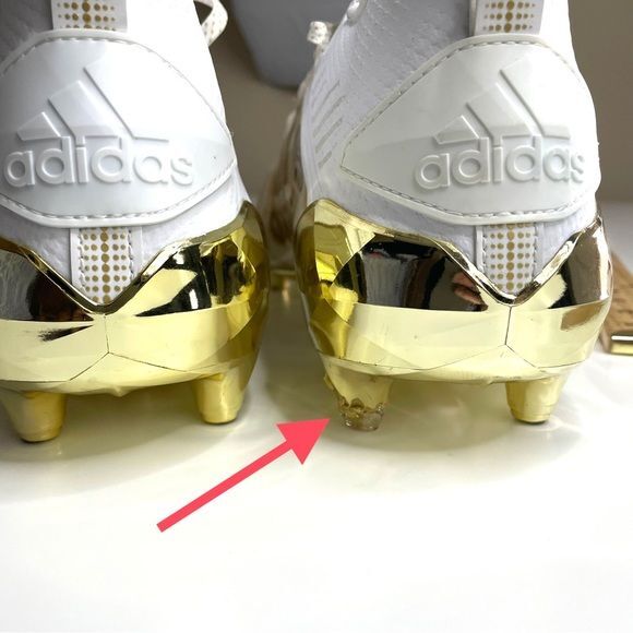 adidas - アメフト NFL PRO ADIZERO 8.0 XLサイズ ゴールド【新品】 ADIDAS NFL PRO ADIZERO 8.0 RECEIVER FOOTBALL GLOVES, ADI162