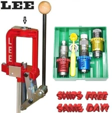 Lee Breech Lock Press with 3 Die Set for 308 WINCHESTER, NEW # 90588+91953