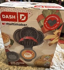 Dash Multi-Plate Mini Waffle Maker 7 removabl...