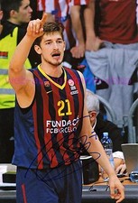 TIBOR PLEI&szlig; - FC BARCELONA - SIGNED IN PERSON AUTOGRAMM AUTOGRAPH - 20x29 CM NBA