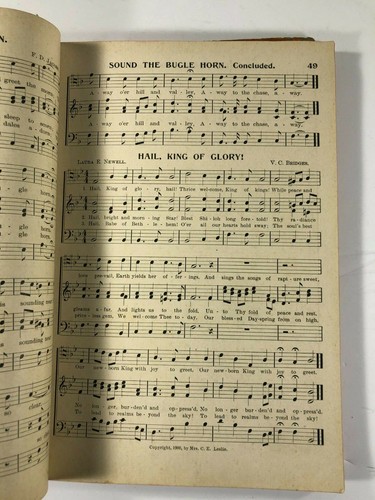 The Solitaire Mrs CE Leslie Choral Societies Choir Music Book High School 1920 - Picture 11 of 12