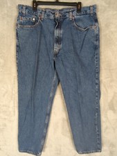 Levi's 550 Relaxed Fit Blue Jeans Mens size 40 x 30 Denim 100 Cotton Y2k