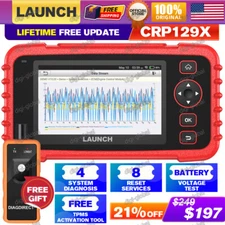 2023 Launch CRP129X OBD2 Car Scanner Engine ABS SRS SAS TPMS EPB Diagnostic Tool