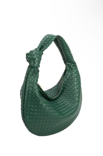 Anthropologie "Bottega Veneta Dupe" Melie Bianco Brigitte Large Satchel - Foto 4 di 5