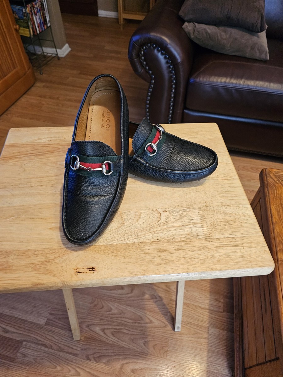 Gucci Men's 304763-Leather Driving Loafers Shoes 8.5-US Gucci Men's 304763-Leather Driving Loafers Shoes 8.5-US