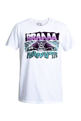 T-Shirt John Doe Braaaap V2.0 White Men Herren Kurzarm Shirt weiß