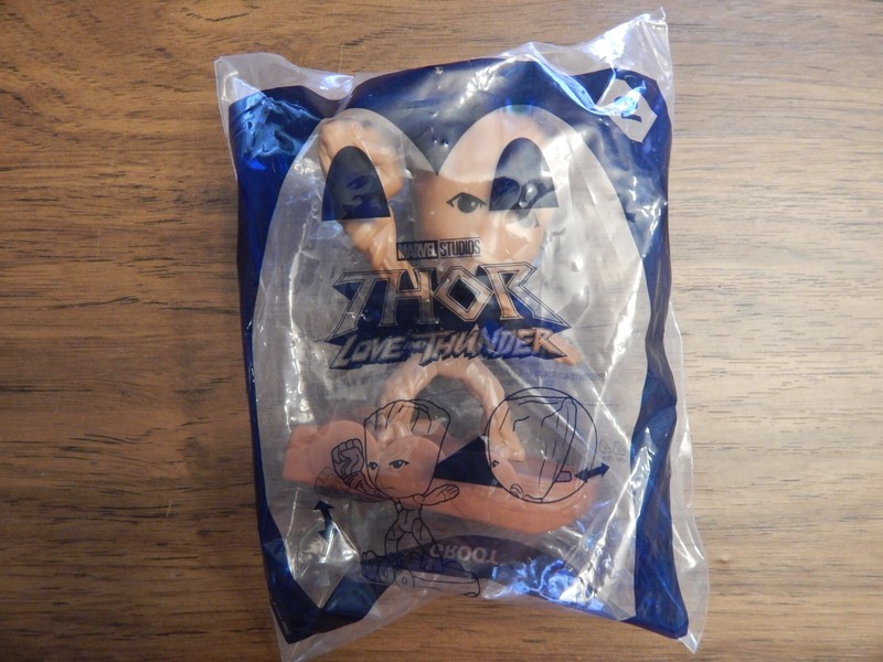 New McDonald's 2022 Thor Love-Thunder Happy Meal Toy #2, Groot