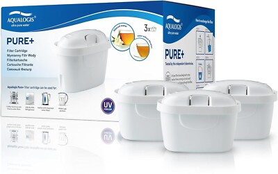 Aqualogis Pure+ Wasserfilter, kompatibel mit Maxtra+ Maxtra für Style Marella