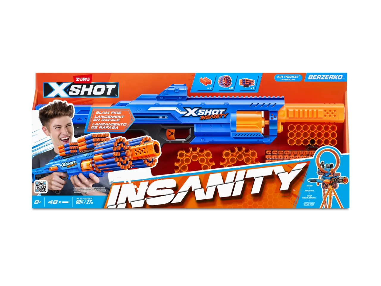 X-Shot Insanity Berzerko 48 Dardi