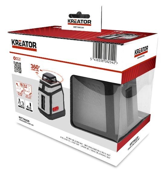 Red Laser Level 3 lines Self Levelling Horizontal Vertical Cross & 360 degree