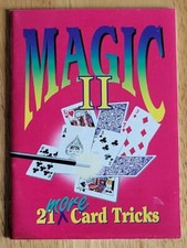 Vintage HOYLE MAGIC II 21 CARD TRICKS Model 7210   Manual Only 1996