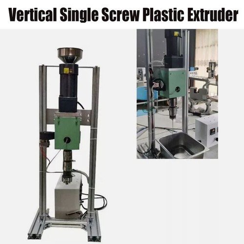 Vertical Extruder Plastic Injection Molding Machine Single Screw Extruder 2KG/H - 第 3/12 張圖片