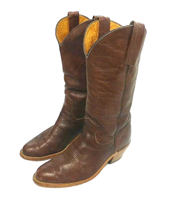 Frye Cognac All Leather Cowboy Western Boots Mens Size 8.5 D  display picture 3