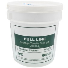 Bucket of 6500ft 200 LBS TENSILE STRENGTH NYLON POLY LINE CABLE PULL STRING