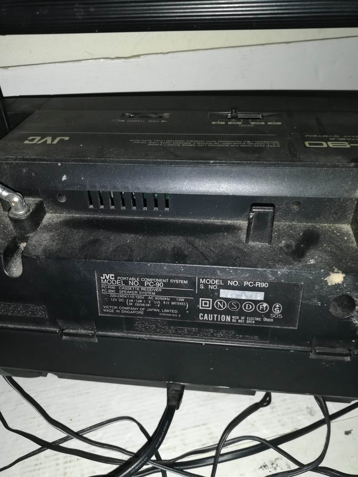 monstre double Présentateur cassette jvc cloche téléphone écrire
