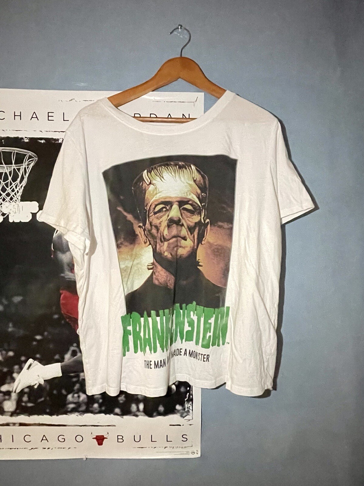 Frankenstein Universal Studios cropped  t shirt - image 1