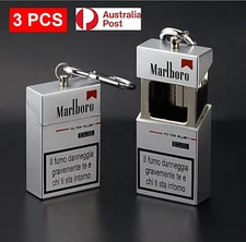 3PCS Ashtray Fashion Portable With Lid Keychain Pocket Mobile Ashtray Metal AU
