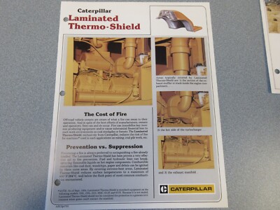 Caterpillar Laminated Thermo-Shield Brochure 2 Page