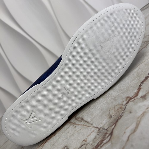 Louis Vuitton Match Up Sneaker LV Monogram Blau Leder 10 LV oder 11 US 44 EUR - Bild 12 von 13