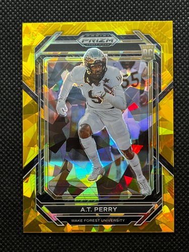 2023 PANINI PRIZM DRAFT PICKS FOOTBALL GOLD CRACKED ICE ROOKIES RC - YOU PICK! - Picture 37 of 86