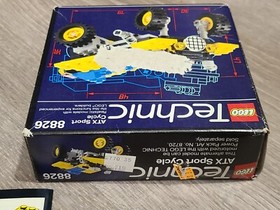 Vintage Lego Technic ATX Sport Cycle 8826 BOX INSTRUCTIONS BUILDERS CLUB ONLY