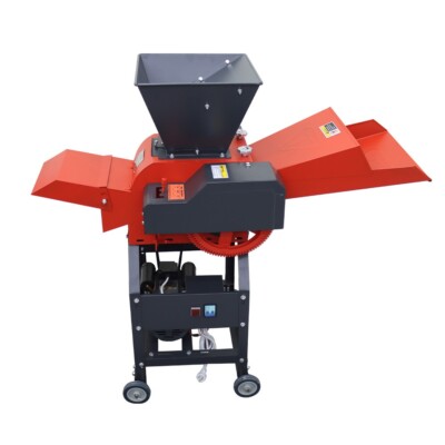 6-Blade Hay Cutter Grass Pulverizer Straw Corn Carrot Crusher 220V 500-1000kg/h
