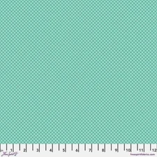 Free Spirit True Colors by Tula Pink PWTP255 Raindrop On The Grid (Aqua) Cotton