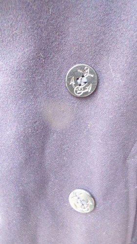 USN Navy Wool Pea Coat-Vintage,Named - Picture 4 of 6