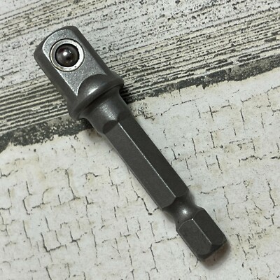 Megapro 3/8'' Drive 2'' Socket Adapter Bit Quick Change 1/4'' Hex