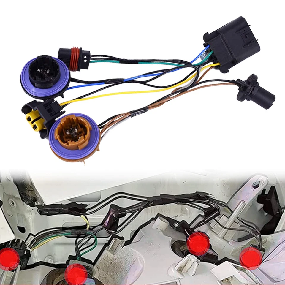 Wiring Headlamp Harness For Chevy 07-14 Chevrolet Tahoe Avalanche Suburban 1500 - Image 4 of 4
