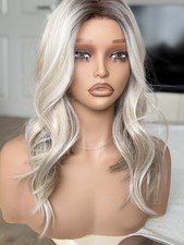 Blond Perücke | Remy Hair | Monofilament |natürlich  aussehend | hitzebeständig 