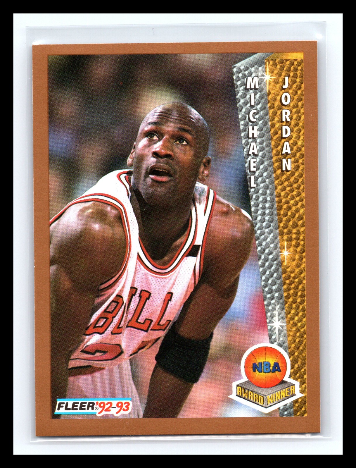 💥 MICHAEL JORDAN 1992-93 Fleer NBA Award Winner Bulls MVP Goat # 246