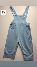 Vintage Tog-a-Longs Baby Blue Longall Overalls 18 Months 100 Cotton Made In USA