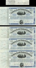 Northern Pacific Railroad Co. Issued to and Signed by Jane Addams and Relative