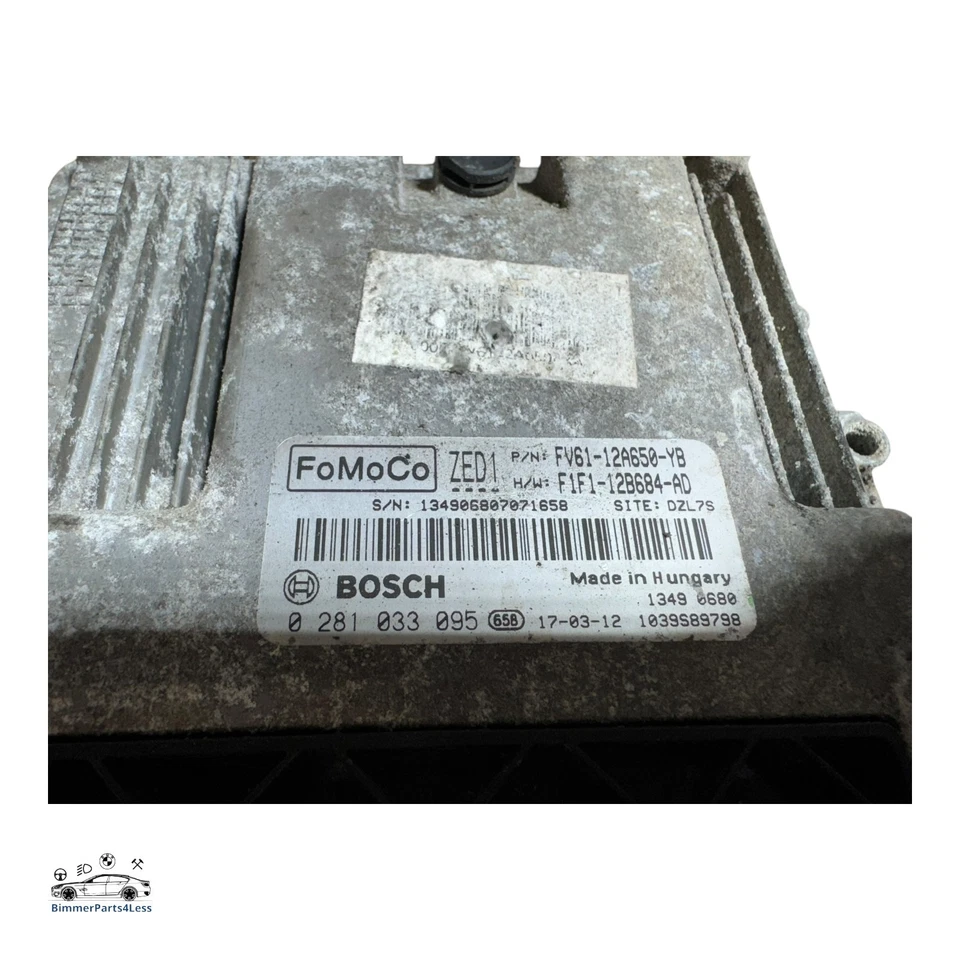 Ford Transit Connect 210 2017 motor diésel ECU kit y juego de bloqueo Foto 4 de 4