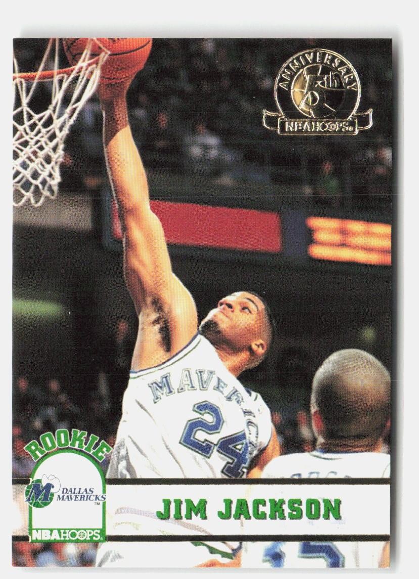 1993-94 Hoops #48 Jim Jackson Fifth Anniversary Gold