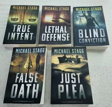 Michael Stagg Lot of 5 Books Nate Shepherd Legal Thriller Series - 1 2 3 4 5