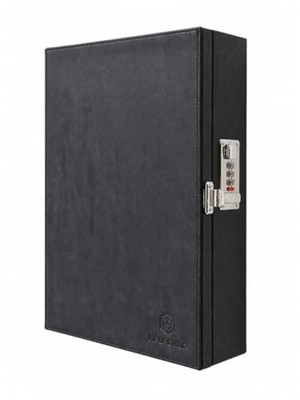 Faraday Key Box with Combination Lock ()   Wall Mounted Signal Blocking Black