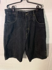 Platinum FUBU Fat Albert Jean Shorts Size 36