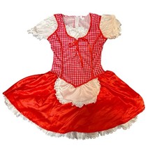 Little Red Riding Hood Halloween Costume Girls Size L Dress