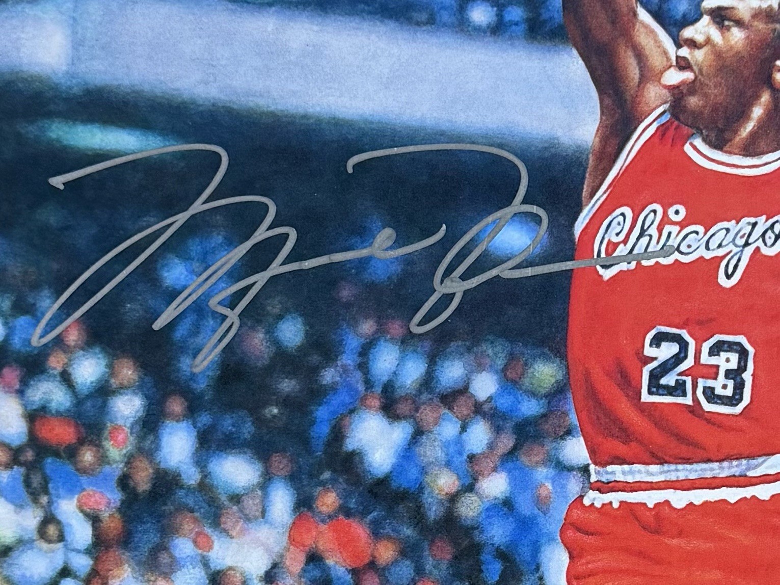 Michael Jordan PSA 10 AUTO 🔥 1986 FLEER Rookie RC 17.5 x 12.5 Print UPPER DECK view 2