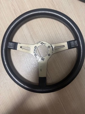 Abarth 350mm Steering Wheel, Black Leather, Replacement or  Part 44d