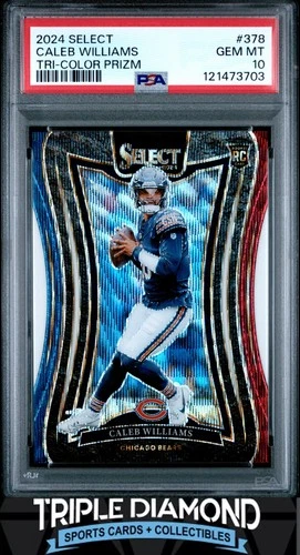 2024 Select Caleb Williams Rookie Suite Level #144/149 PSA 10 Gem MT FD183