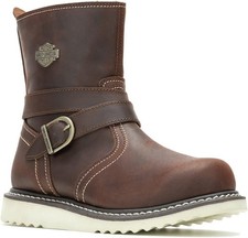 Harley-Davidson Women's Jaynes 7-Inch Engineer Boots D84799, 9.5,Brown