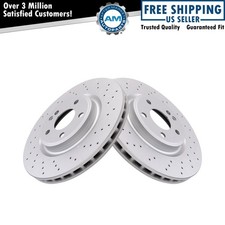 Front Brake Rotors Set For 2014-2019 Mercedes-Benz CLA250 2015-2020 GLA250