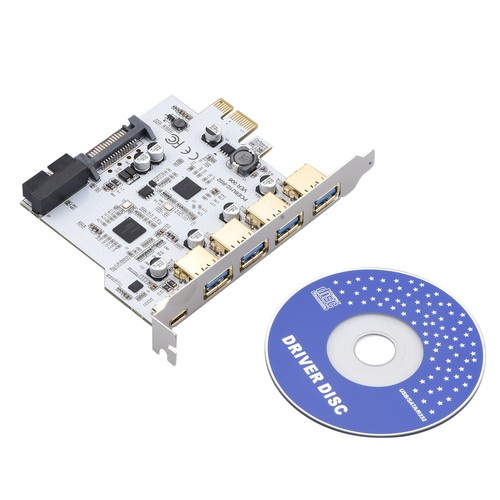 New PCIE to USB3.2 GEN1 Expansion Card 4 Port 19 Pin Type-A Type-C PCI Converter - Afbeelding 8 van 11