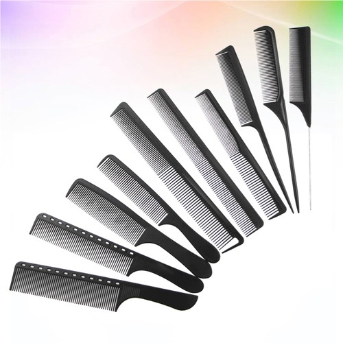  10 Stück Haarscherkämme Werkzeuge Antistatisch Haarschnitt Zubehör - Bild 8 von 12