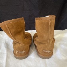 Koolaburra by UGG Kids Chestnut Brown Suede Short Winter Boots Size 1