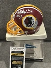 Art Monk Autographed Auto Signed Washington Redskins VSR Mini Helmet JSA COA HOF
